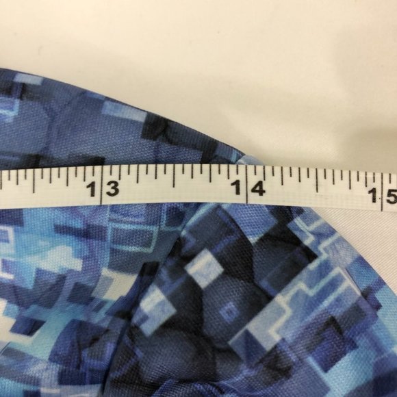 Columbia Blue & White Collarless Long Sleeve T-Shirt | New With Tags - Picture 7 of 8